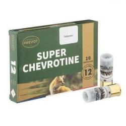 Cartouches PREVOT 12/67 Super Chevrotine Subsonic 12gr x10