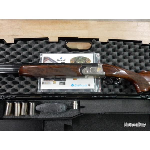 FUSIL MERCUREY MANSART BECASSIER CAL 12/76 CANON 66 CM + MALLETTE OCCASION BON ETAT