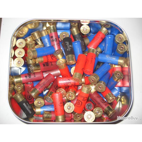 lot de 4kg environ de cartouches de calibre 12, en bon tat de tir, MISE A PRIX 1!!!