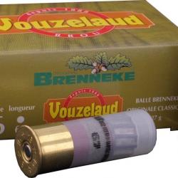 Lot 7 boîtes balles Vouzelaud Classique Brenneke - Calibre 16/65 - Neuf