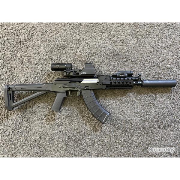 "EXCLU" Pisteurs-Franais PACK Carabine WBP AK47 Mini Jack Mag Combat Calibre 7,62x39