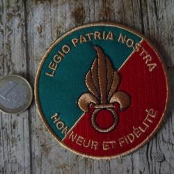Patch brodé légion étrangère écusson honneur et fidélité militaire armée