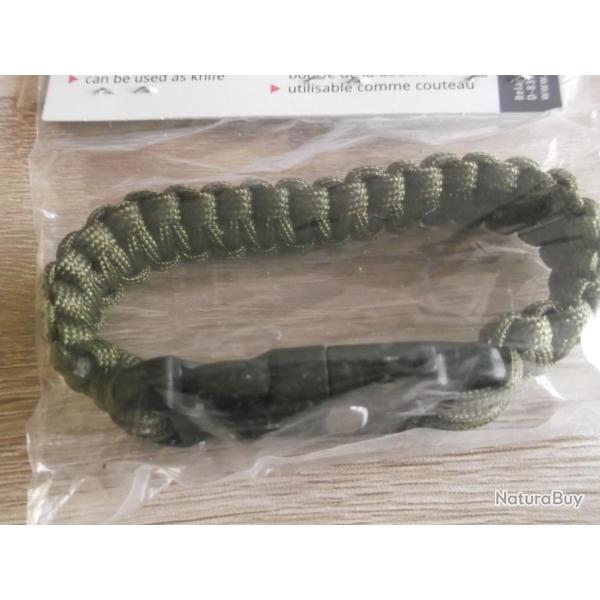 Bracelet de survie paracorde 550 type 3
