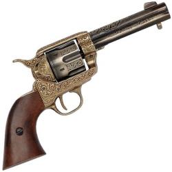 Revolver Colt Peacemaker 1873 gravé - Réplique Denix calibre .45