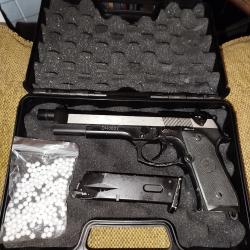 REPLIQUE AIRSOFT A BILLES WE BLOW BACK A GAZ