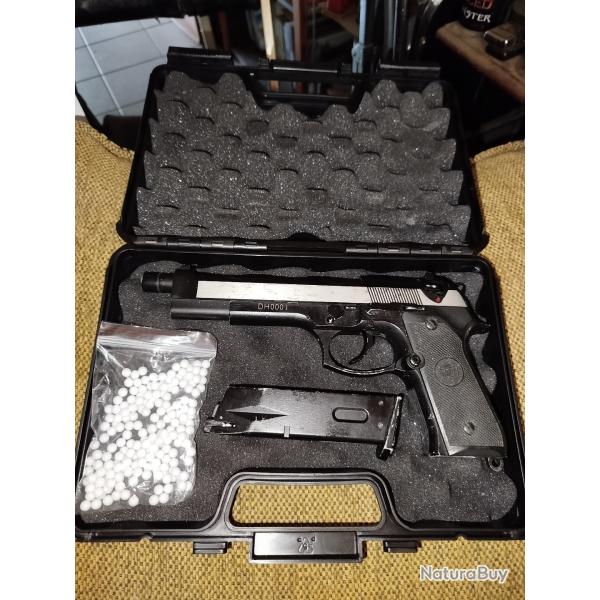 REPLIQUE AIRSOFT A BILLES WE BLOW BACK A GAZ
