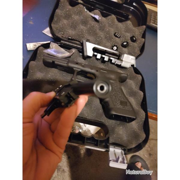 Glock 17 BLK 4,5 mm BB'S et plombs diabolo CO2
