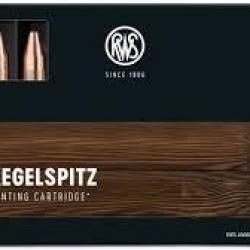 Boite de munition 7x64 RWS Kegelspitz 10.5G 162Gr x20