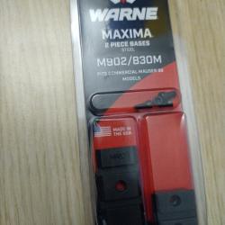 Embases warne acier pour mauser neuf