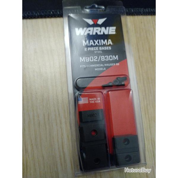 Embases warne acier pour mauser neuf