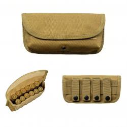 Cartouchière ceinture - Beige/TAN - 12 cartouches - Calibre 12