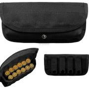 Pochette de ceinture 12 cartouches calibre 12 NOIRE - Cartouchières ceinture de chasse (9410852