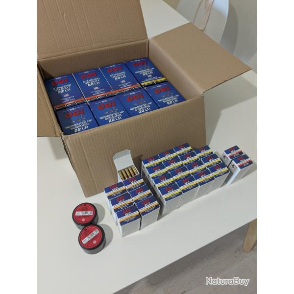 Lot 5200 munitions CCI 22/LR (Subsonic, Velocity, Quiet)