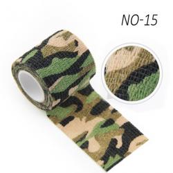 Ruban camouflage auto-adhésif - 5cm x 450cm - camouflage 15