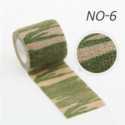 Ruban camouflage auto-adhésif - 5cm x 450cm - camouflage 6