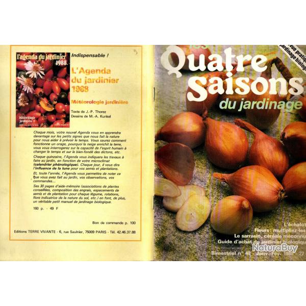 les quatre saisons du jardinage  bimestriel 48 janvier fvrier 1988