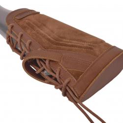 Busc de crosse 100% cuir ambidextre + inserts - marron - LIVRAISON GRATUITE