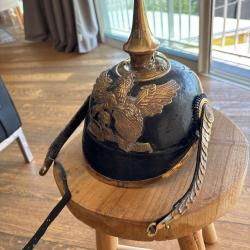 Casque à pointe officier badois probablement des années 1870