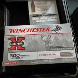 Balles winchester X SUPER 300 Win mag 180 grain lot de 3 boites