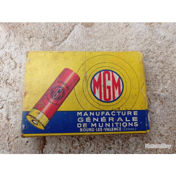 Bote de cartouche calibre 24 MGM quasi complte