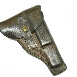 Superbe etui original en cuir pour PA Mauser 1914 ou 1934 daté 1915 Ref et 789