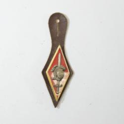 Insigne 10e Division Blindée 10 DB, dos vagué argenté