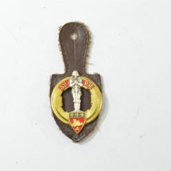 Insigne 32 Régiment d'Artillerie 32 RA H196 DRAGO dos embouti guilloché