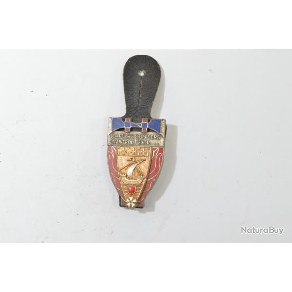Insigne BSPP Sapeurs Pompiers Paris G2280 Sapeurs Pompiers de PARIS, 2 pices