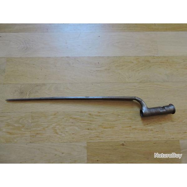 Baonnette  douille anglaise Brown Bess