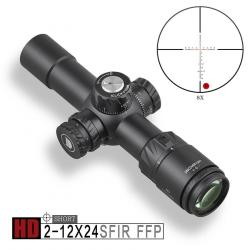 LUNETTE DISCOVERY HD 2-12X24 SFIR FFP MIL