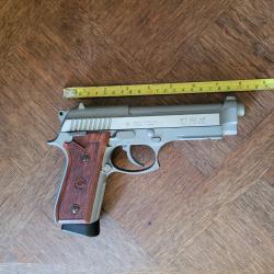 Taurus PT92 silver métal Cybergun blowback 9mm CO2