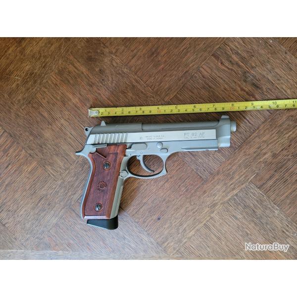 Taurus PT92 silver mtal Cybergun blowback 9mm CO2