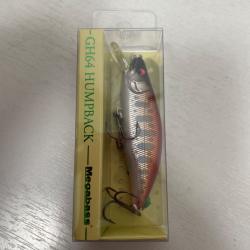 !! Ope -45%!! LEURRE MEGABASS GH64 HUMPBACK COL M RED STREAM II