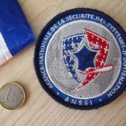 écusson agence nationale de la sécurité des systèmes d'information insigne tissu