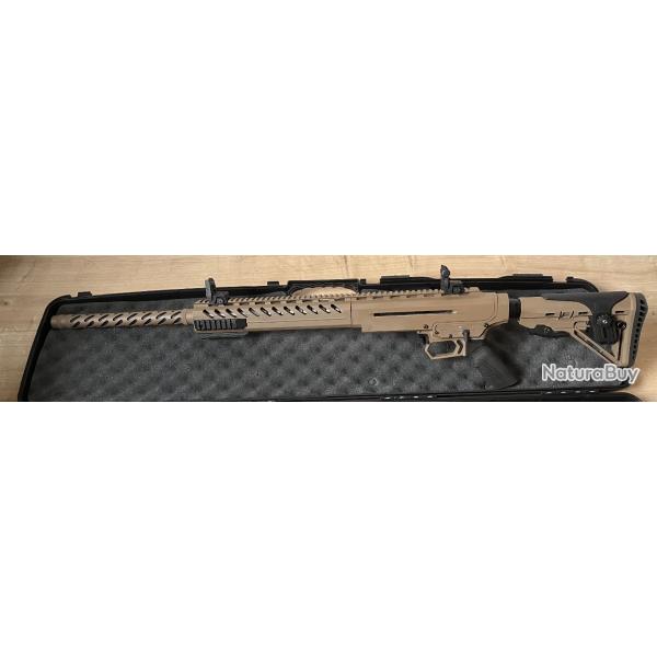 Cat C//Fusil Rp manuelle Hunt Group MH-TS ; 3 chargeurs ; 12/76