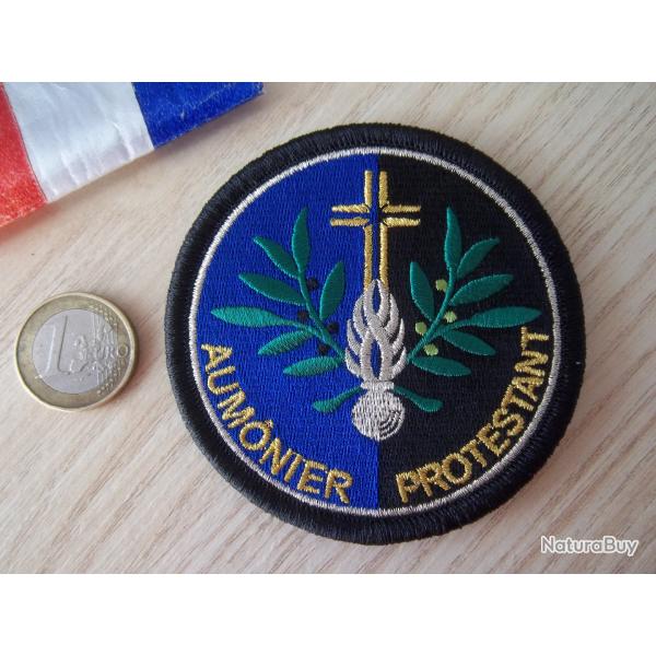 cusson collection militaire aumnier protestant insigne tissu gendarmerie