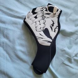 Demi masque de protection squelette
