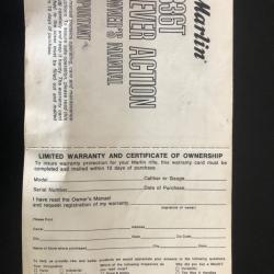 marlin 336T levier action