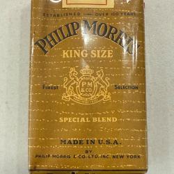 Paquet de cigarettes complet US Philip Morris