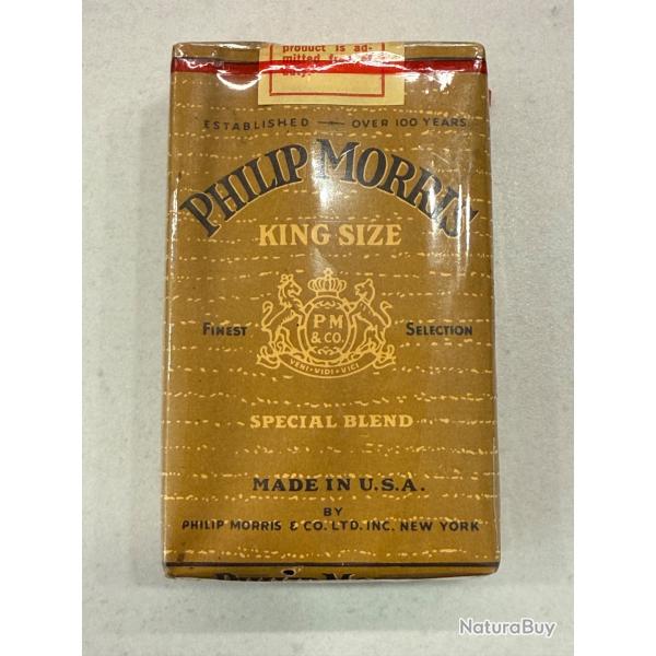 Paquet de cigarettes complet US Philip Morris