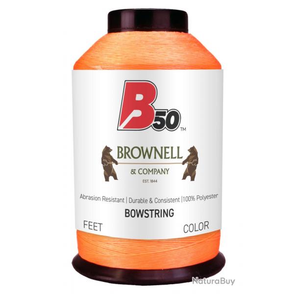BROWNELL - Dacron B50 Bobine 1 Lbs FLUOR YELLOW