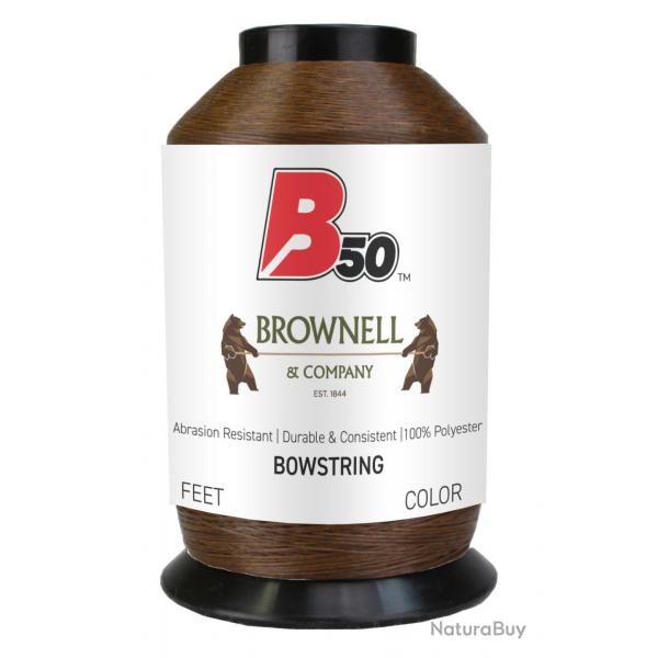 BROWNELL - Dacron B50 Bobine 1 Lbs MEDIUM BROWN