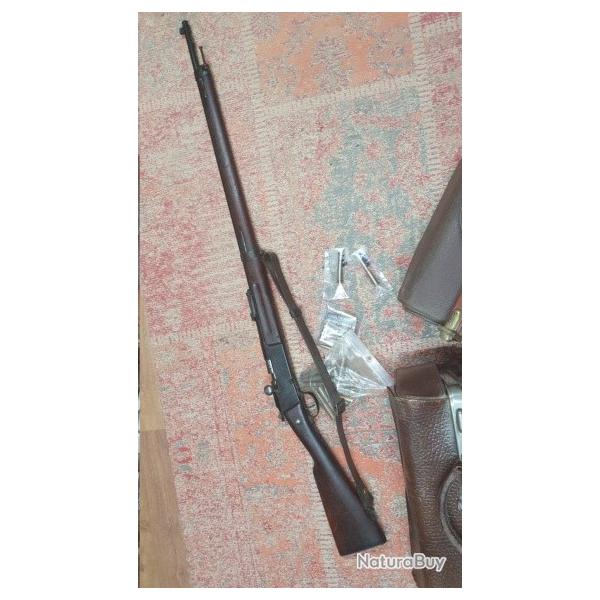 Fusil Lebel 1886 M93 Chtellerault calibre d'origine 8x51R trs bon tat