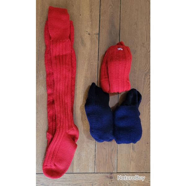 Chaussettes d'egoutier , haute densit laine ,chasse,pche,hutte