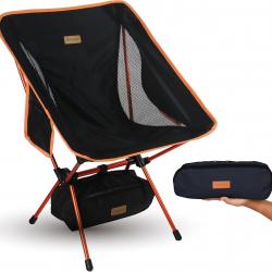 Chaise Pliante Camping - Portable, Leger, Pliant - Sac Inclus