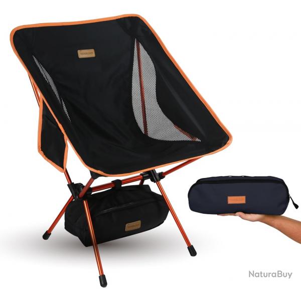 Chaise Pliante Camping - Portable, Leger, Pliant - Sac Inclus