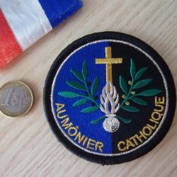 écusson collection militaire aumônier catholique gendarmerie insigne tissu