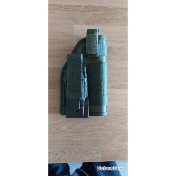 Holster + porte chargeur