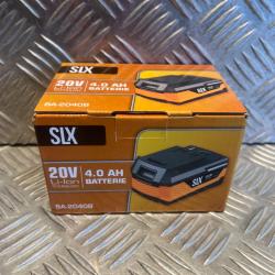 Silex slx batterie 20V 4.0Ah BA2040-B lithium-ion pour outils bricolage compresseur air portatif