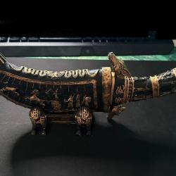 Dague style ÉGYPTIEN avec support